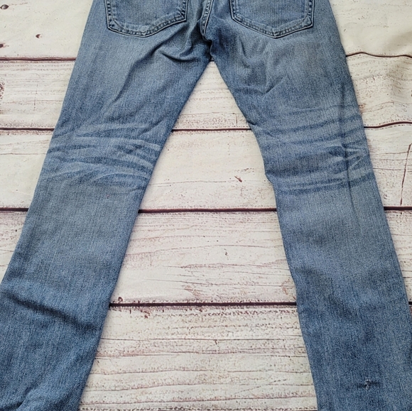 Rag & Bone Tomboy Striped Patch Boyfriend Jeans - Picture 3 of 6